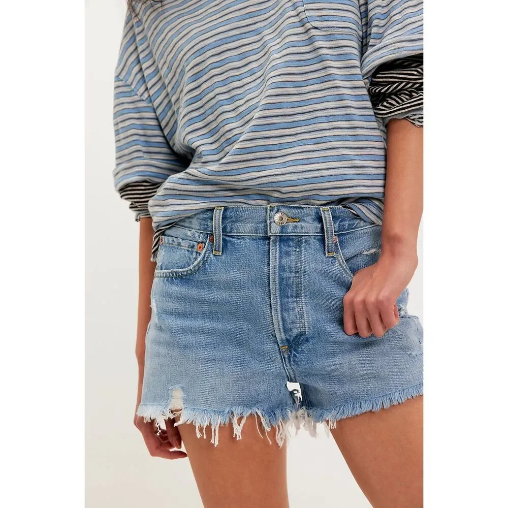 AGOLDE Parker Shorts in Swapmeet Size 27 - Picture 1 of 7